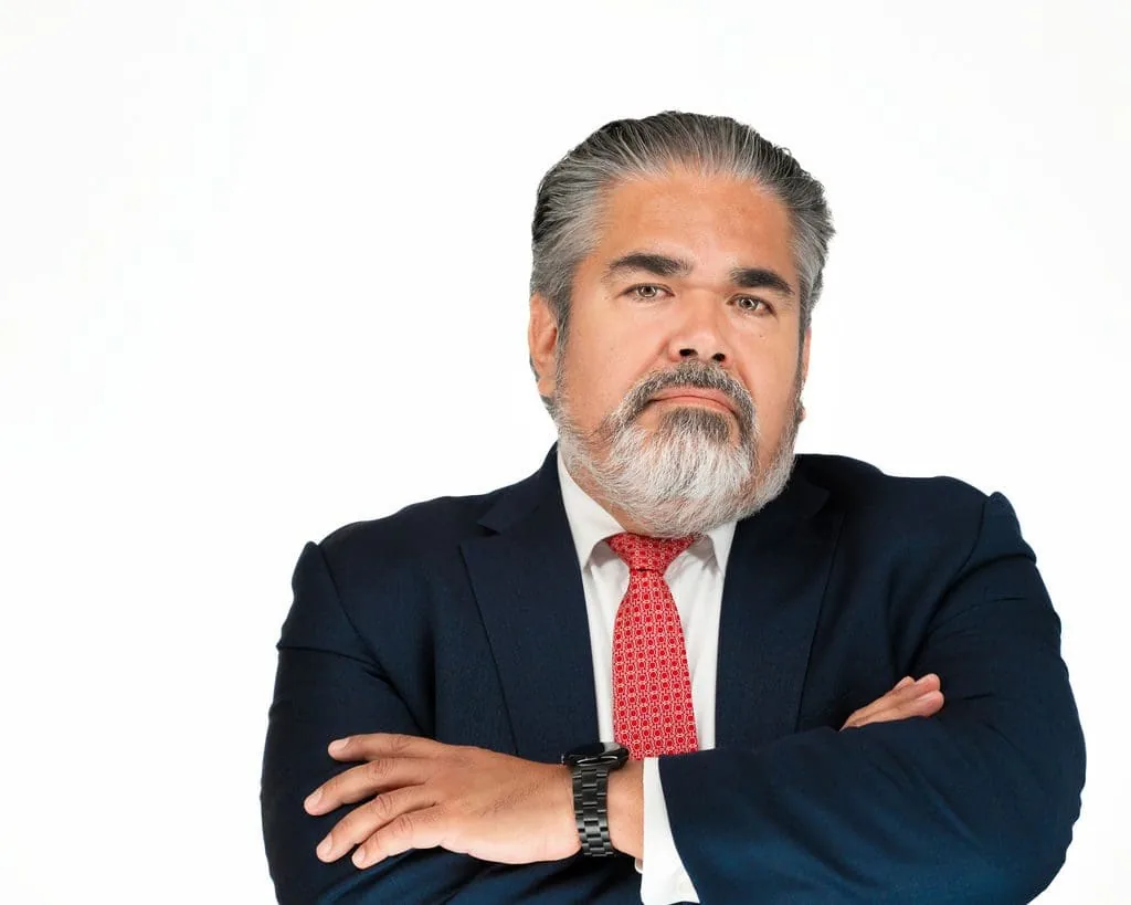 Portrait of César Valdebenito.